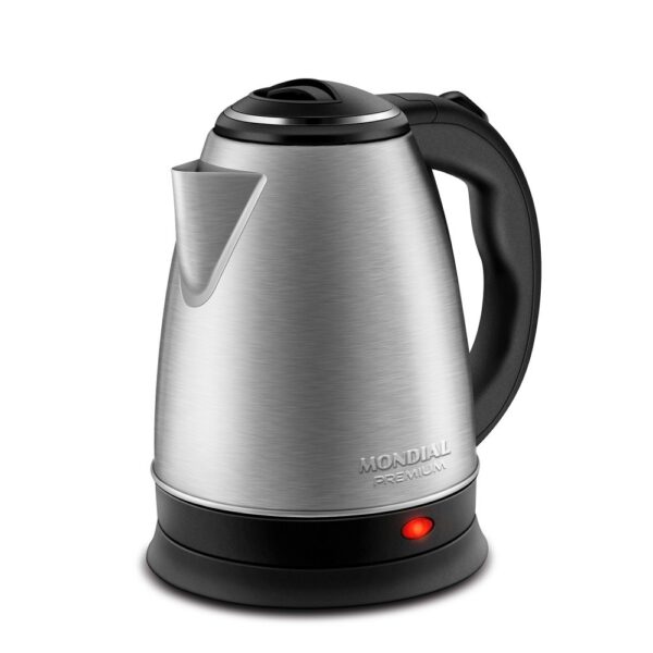 Nº0041 – Chaleira elétrica 2 litros 1.200 watts Premium Inox - CE-06 - Mondial