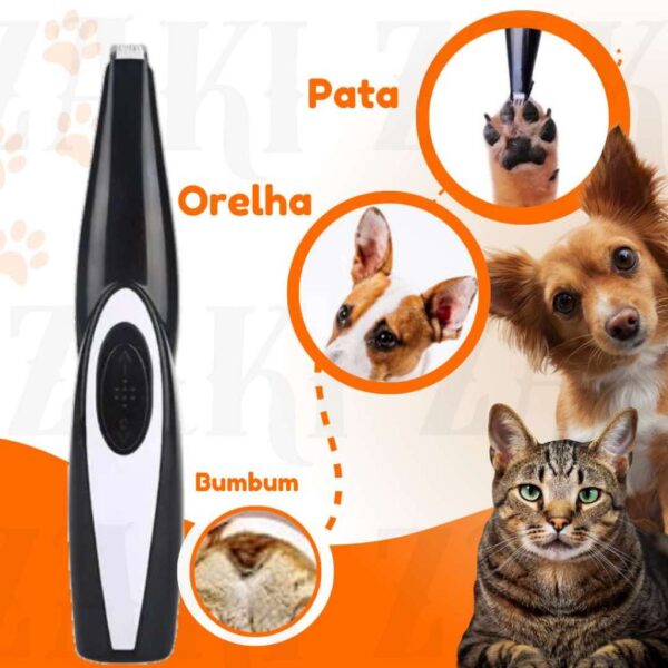 Nº0250 – Máquina de Tosa para Pata Olhos Orelha Pet Cão Gato Profissional Aparador De Pelos Cortador