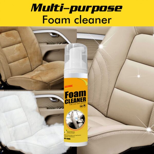 Nº0574 – Limpador Multifuncional De Espuma De Carro Spray De Limpeza Para Todos Os Fins De Interiores Do Banco Forte Remoção De Manchas 100ML