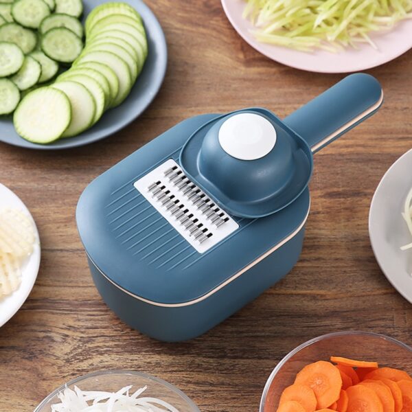 Nº0592 – Ralador Fatiador De Cenoura Mandoline Multi-Função Com Filtro/Cozinha E Frutas Vegetais