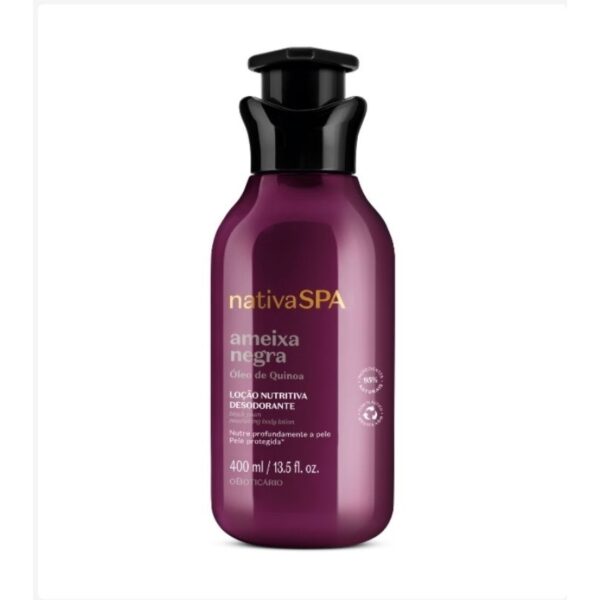 Nº0286 – Creme Hidratante Corporal Desodorante Nativa Spa 400ml - oBoticário