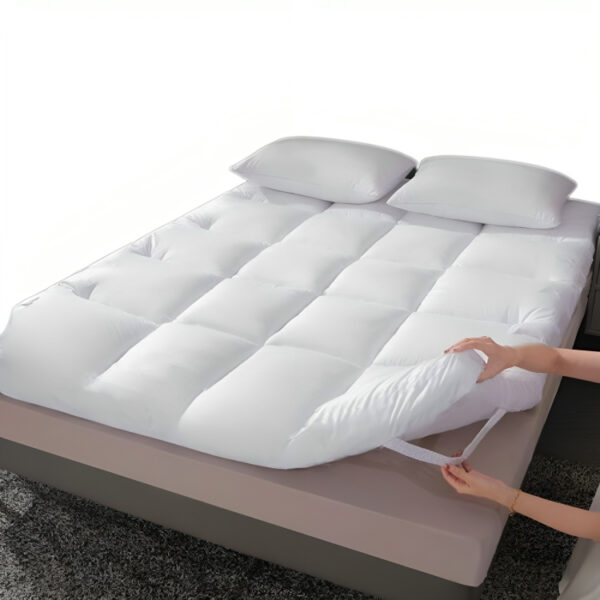 Nº0330 – Pillow Top Casal Percal Toque de Pluma Super Macio Cama Box 01 Peça Ergonomico Envio Imediato