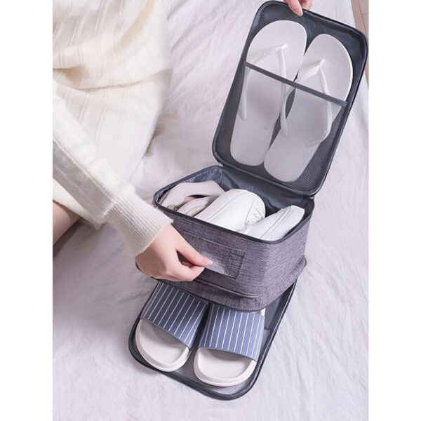 Nº0557 – Necessaire Organizador Bolsa Porta Sapato Mala Academia Viagem Passeio Academia