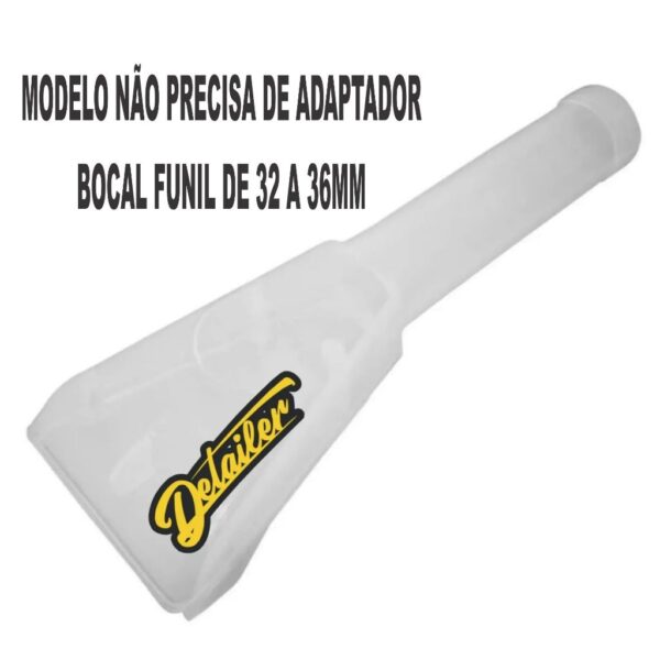 Nº0513 – Bico Extratora Detailer - Transparente encaixe universal