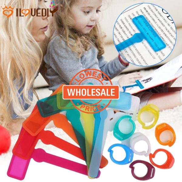 Nº0266 – [Wholesale Price] Learning Focalização Da Haste De Traçado/Lupa De Leitura/Faixa Guiada Do Estudante/Leitor De Anéis De Dedo Para Crianças/Marcador De Livros De Estudo/Ferramenta De Auxílio À Dislexia Hiperativa